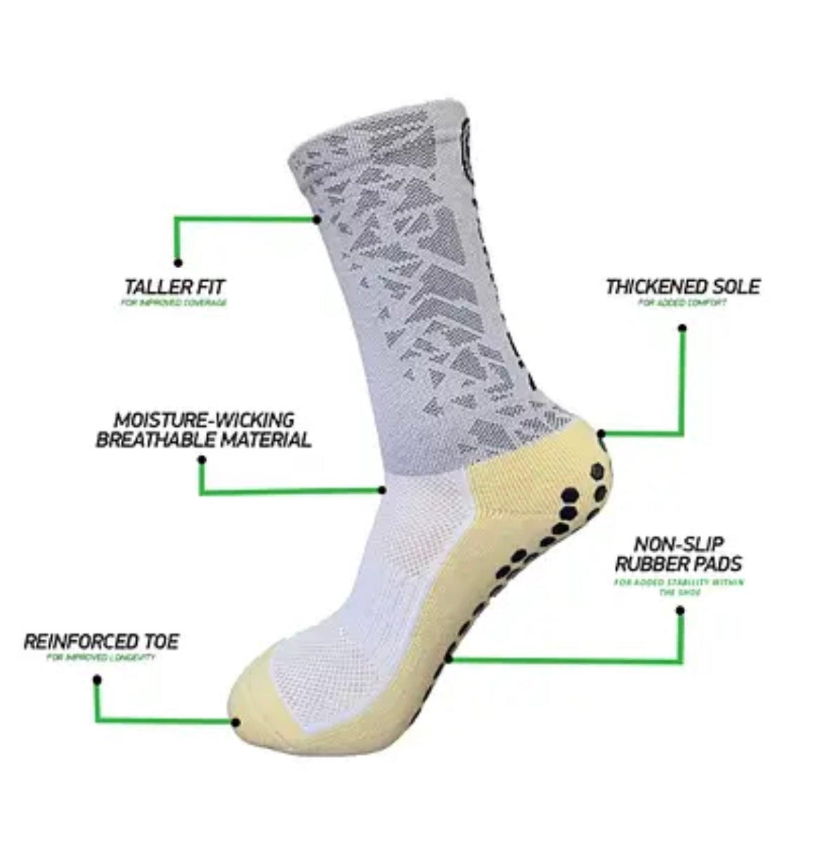 Ayrtek TeamTek Traction Socks - The Cricket Store