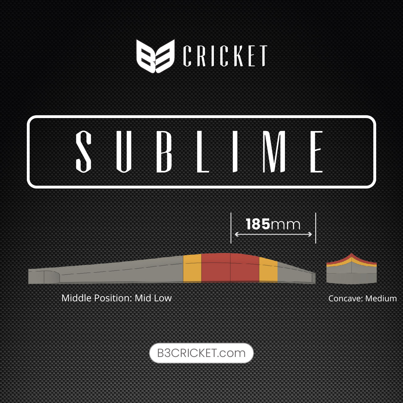 B3 Cricket Sublime Elite Plus (Grade 1) Cricket Bat - The Cricket Store