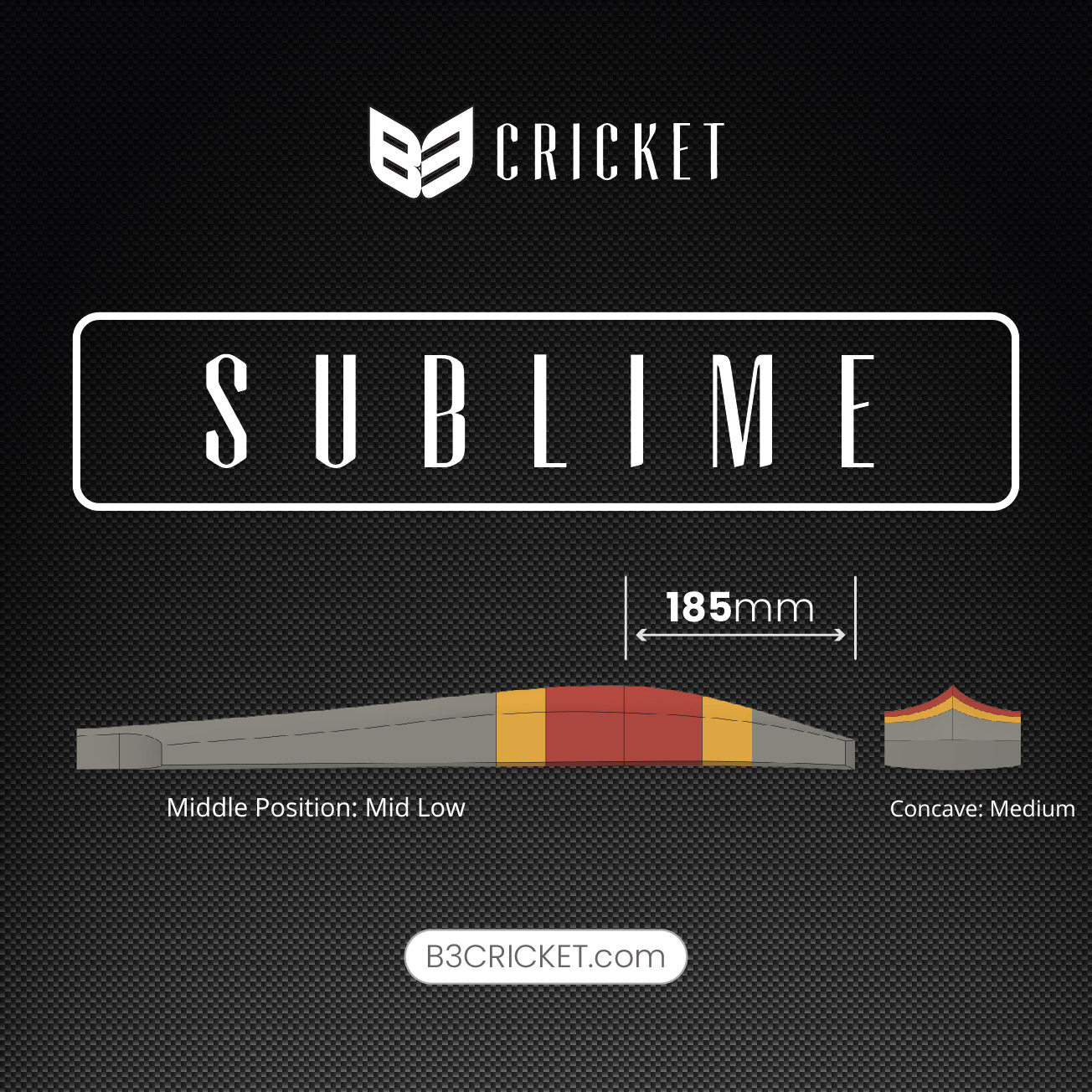 B3 Cricket Sublime Elite (Grade 2) Cricket Bat - The Cricket Store